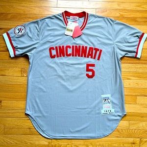 NWT Mitchell & Ness Johnny Bench Cincinnati Reds jersey